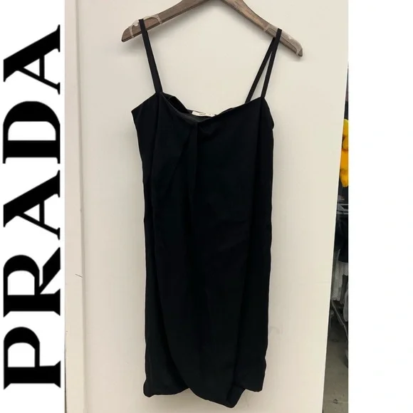 Prada | Dresses | Vintage 989 Prada Black Mini Dress Size 44 Runs Small  Fits As A 6 | Poshmark
